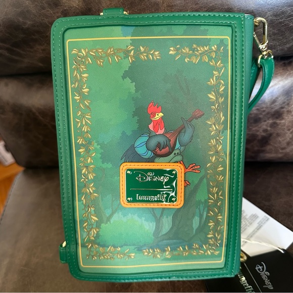Disney Robin Hood Book Convertible Crossbody Loungefly Bag: NWT - Picture 12 of 16